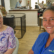 Senior Support Worker Liza Hellstrom with Capecare resident