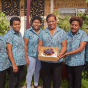 Fijian group of women in uniform
