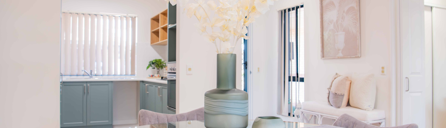 interior of a retirement unit with upmarket furnishings