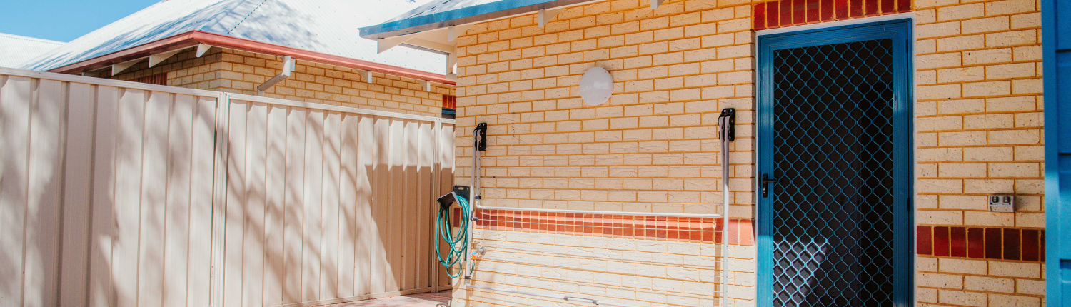 Ray Village courtyard